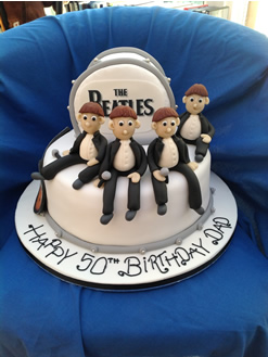 The Beatles Birthday Cake